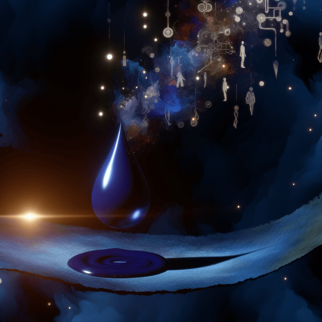 A drop of ink may make a million think. — Lord Byron