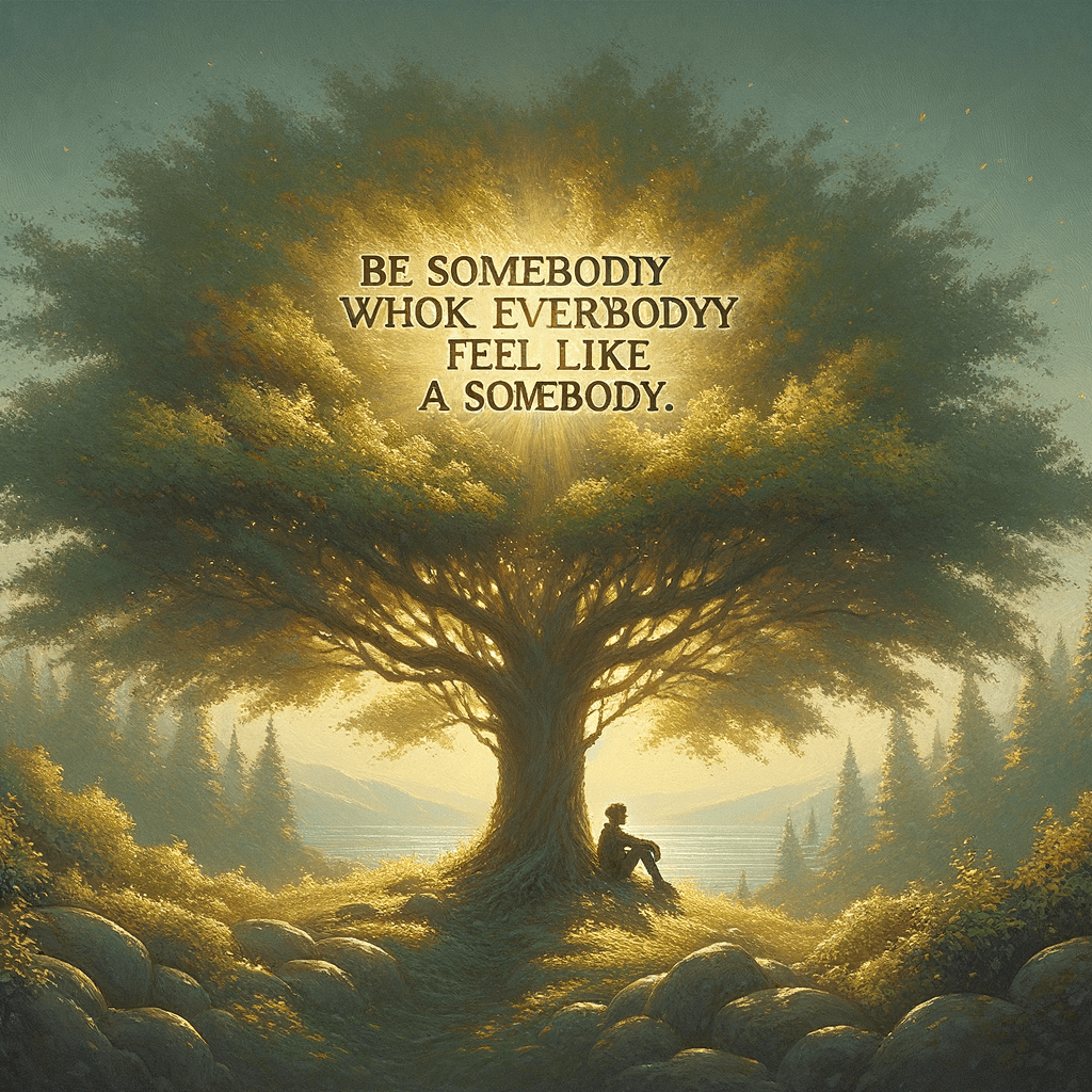 做一个让每个人都觉得自己是重要的人。 — 小总统