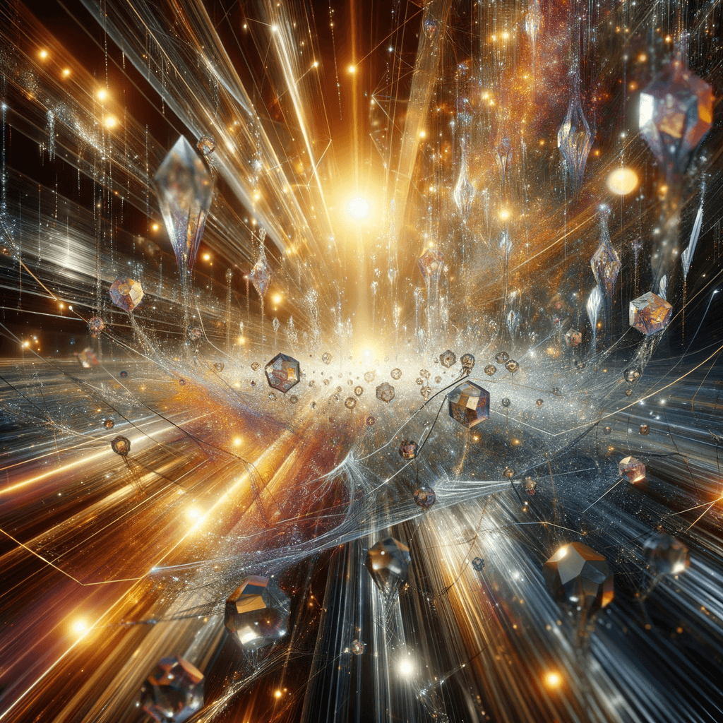 Los cristales podrían estar hechos de lluvia y oro, pero lo que recordamos no es el cristal; es la luz. — Rainer Maria Rilke