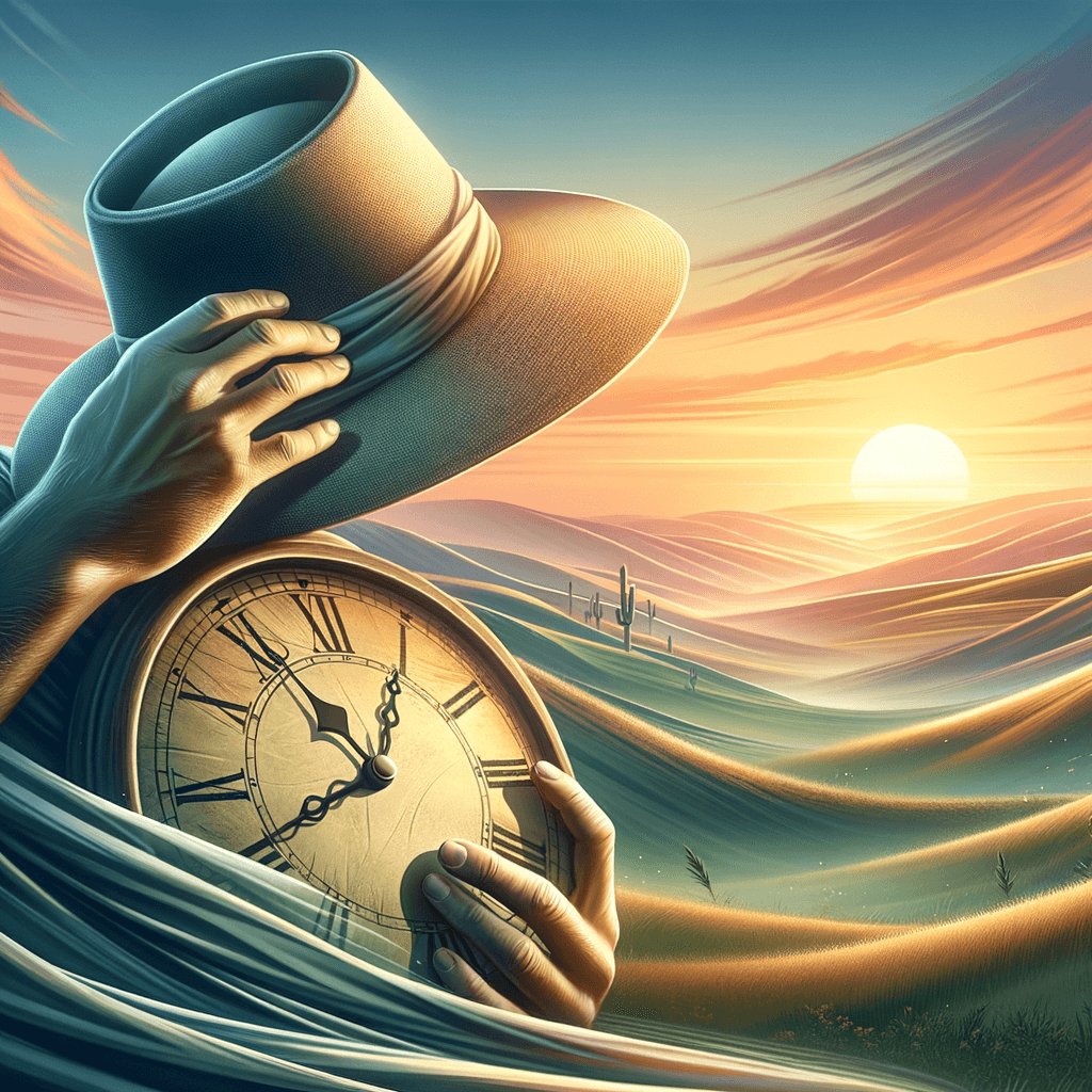 Hang on to your hat. Hang on to your hopes. And wind the clock, for tomorrow is another day. — E.B. White