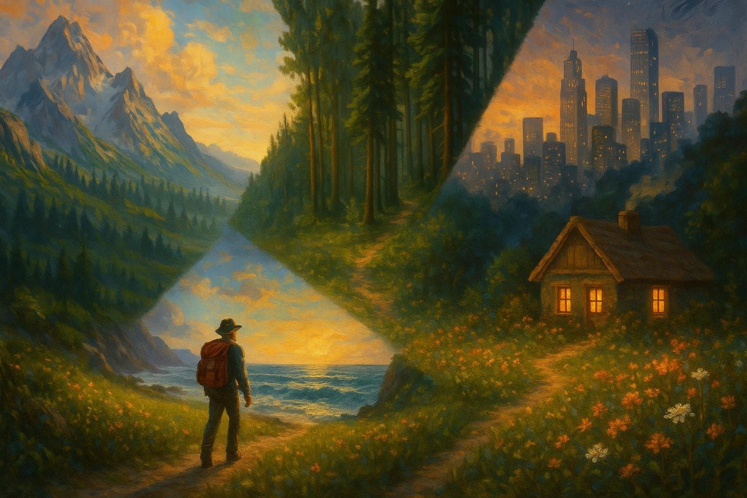 一个人走遍世界去寻找他所需要的东西,回到家却发现它就在家里。—— 乔治·A·摩尔