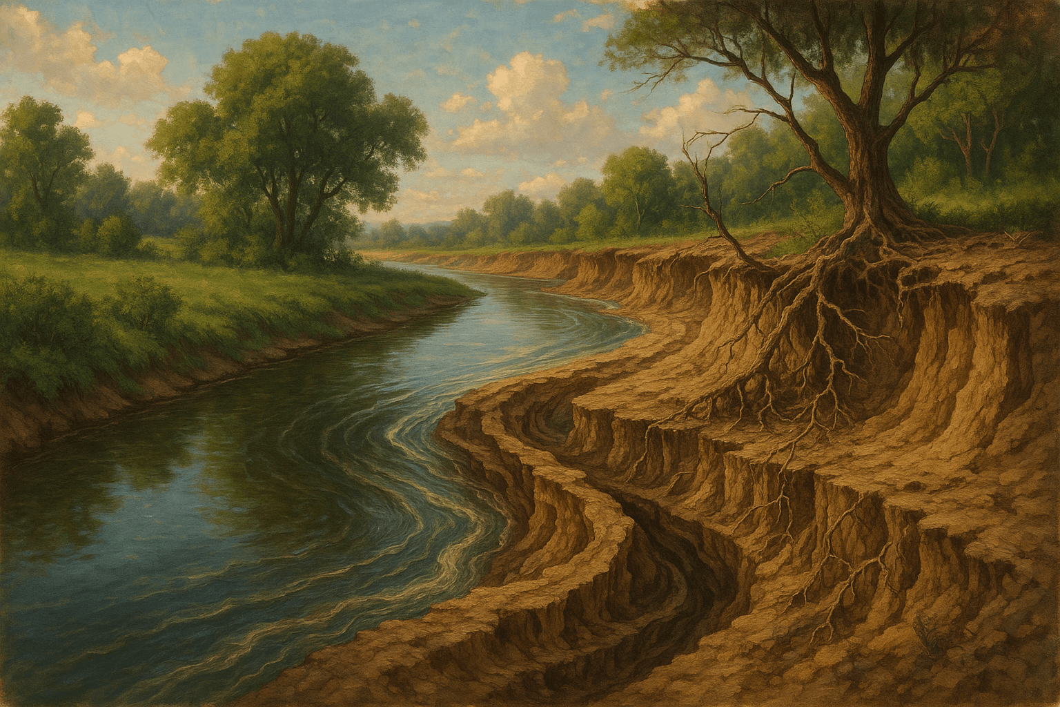 Act as a river does, gently flowing yet powerful enough to reshape the landscape. — Native American Saying