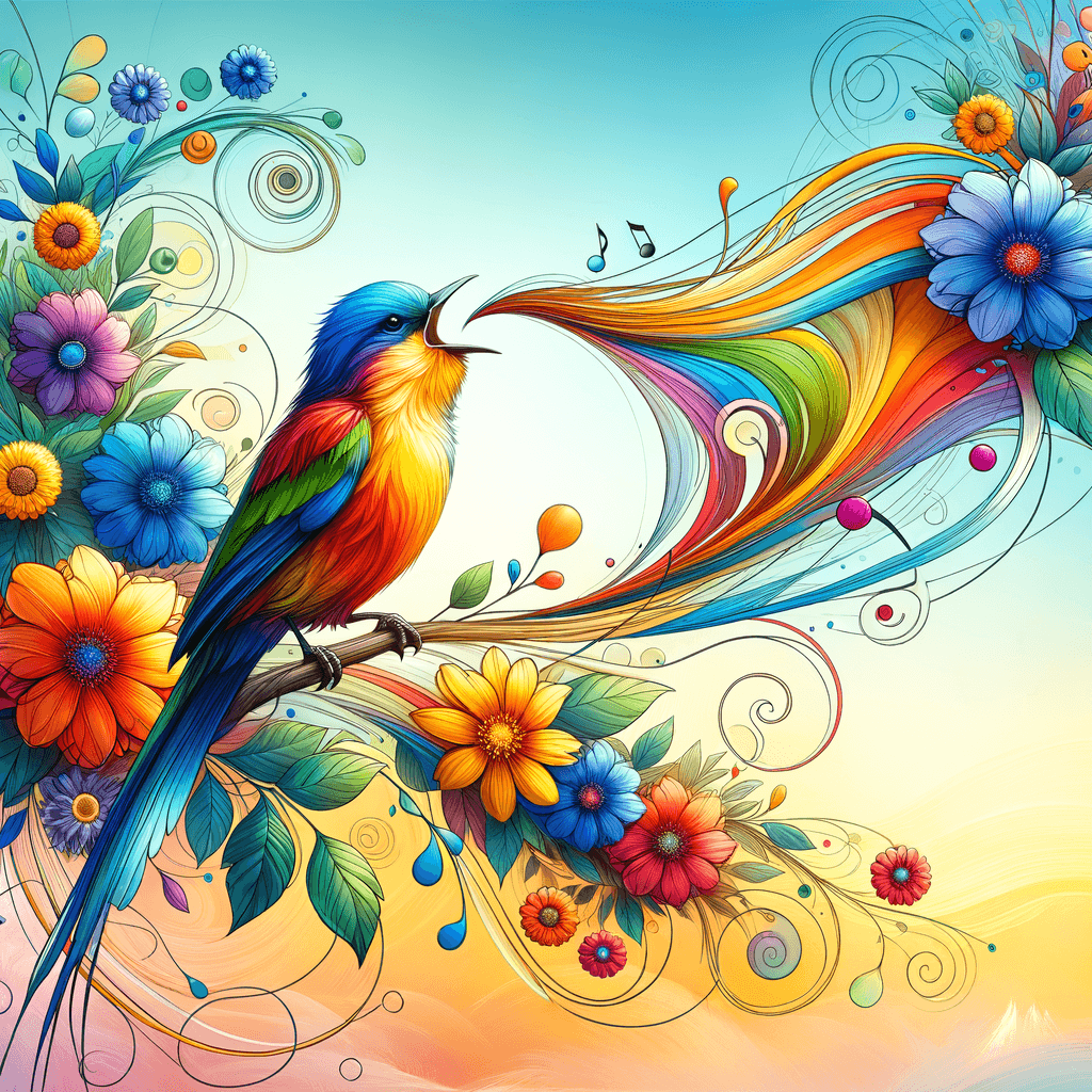 Un pájaro no canta porque tenga una respuesta; canta porque tiene una canción. — Maya Angelou