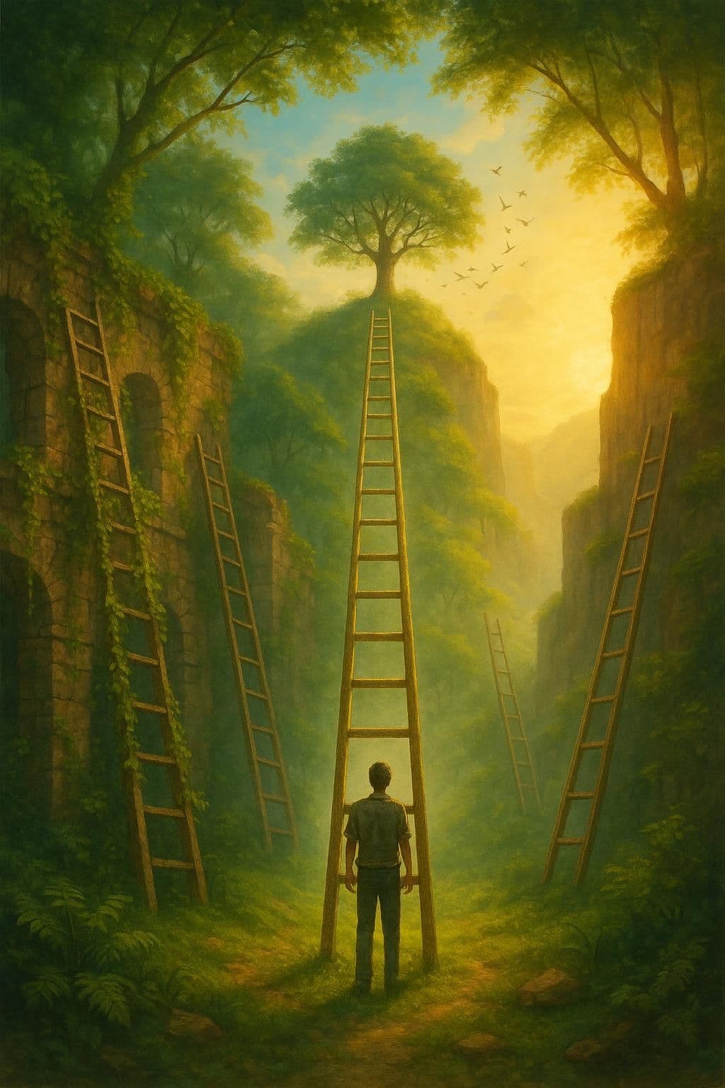 Don’t just climb the ladder; make sure it’s leaning against the right wall. — Stephen Covey