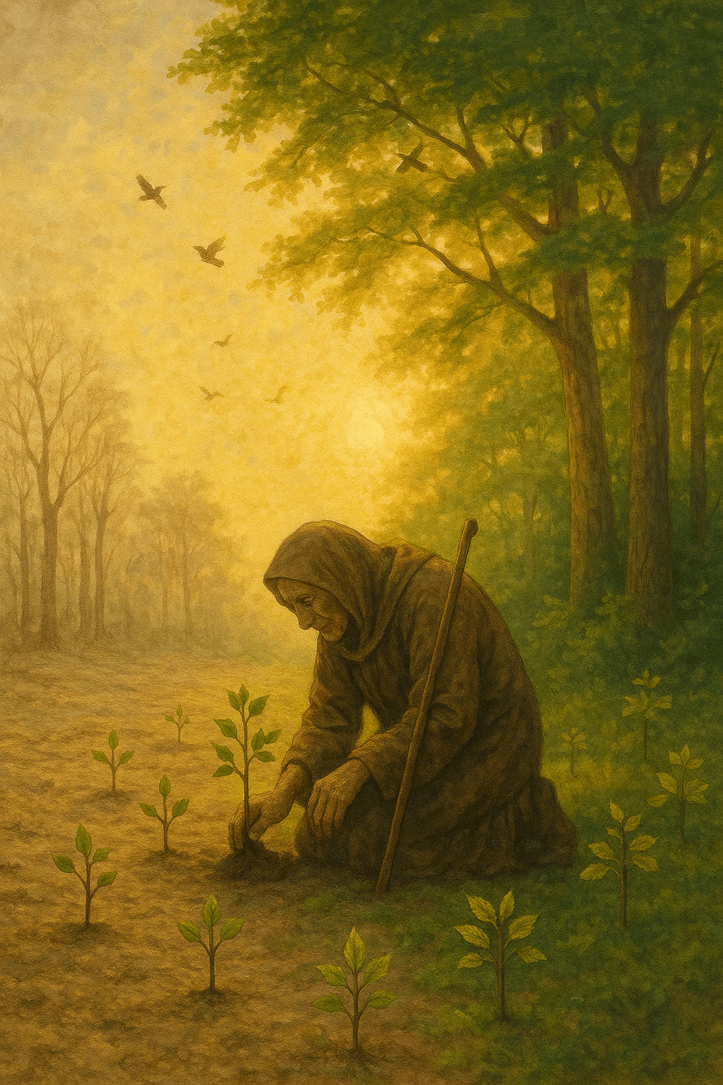 The one who plants trees, knowing that he will never sit in their shade, has started to understand the meaning of life. — Rabindranath Tagore