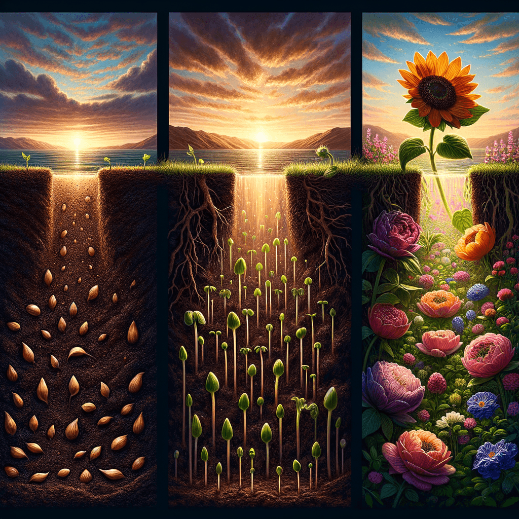 Toda flor debe crecer a través de la tierra. - Anónimo