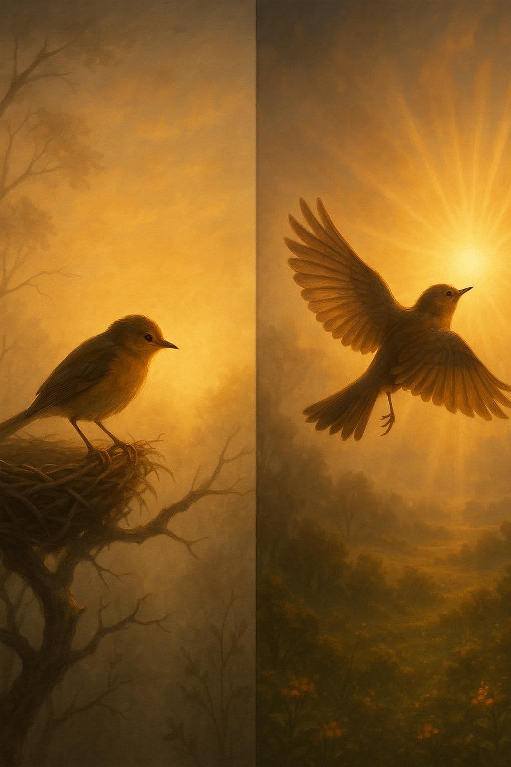 Aquel que sueña pero no actúa es como un pájaro que traicioneramente abandona su propio nido. — Johann Wolfgang von Goethe