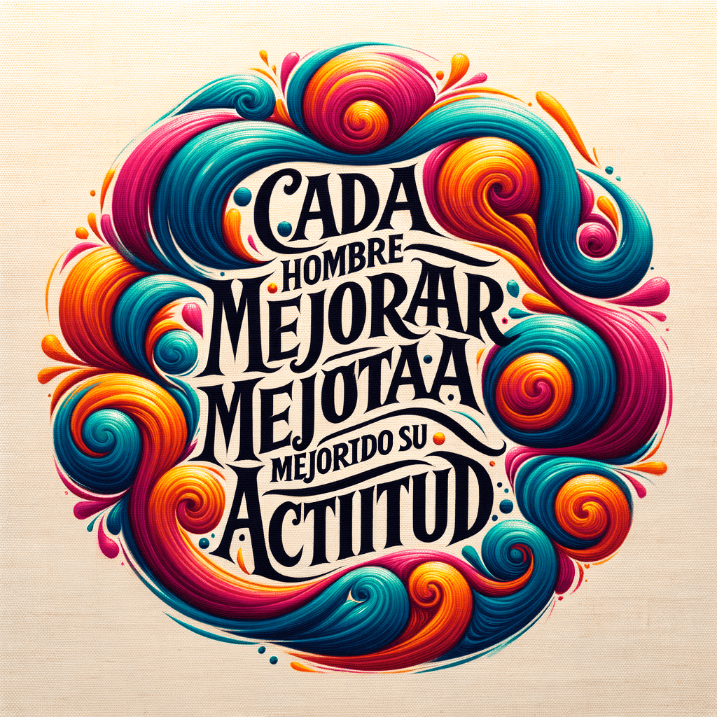 Cada hombre puede mejorar su vida mejorando su actitud. - Héctor Tassinari
