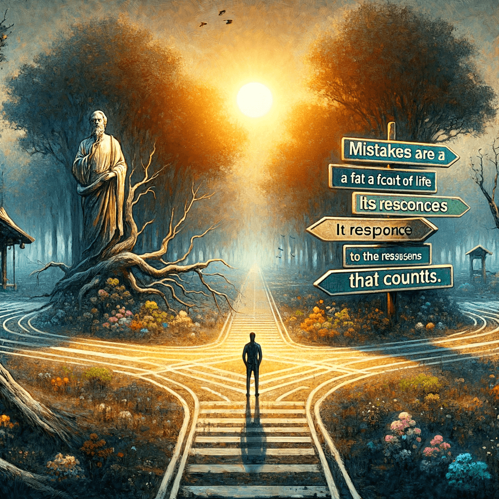 Los errores son un hecho de la vida. Lo que cuenta es la respuesta al error. — Nikki Giovanni