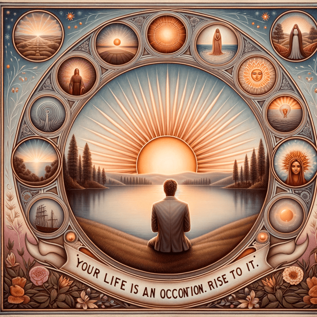 Tu vida es una ocasión. ¡Aprovechala! — Suzanne W. Jones, Estados Unidos.