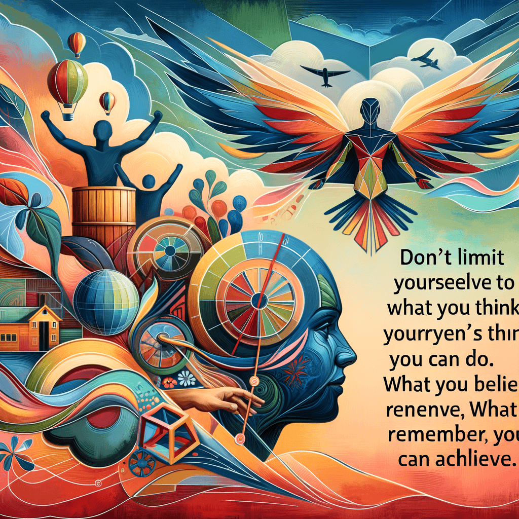 No te limites. Muchas personas se limitan a lo que creen que pueden hacer. Puedes llegar tan lejos como tu mente te lo permita. Lo que creas, recuerda, lo puedes lograr. — Mary Kay Ash