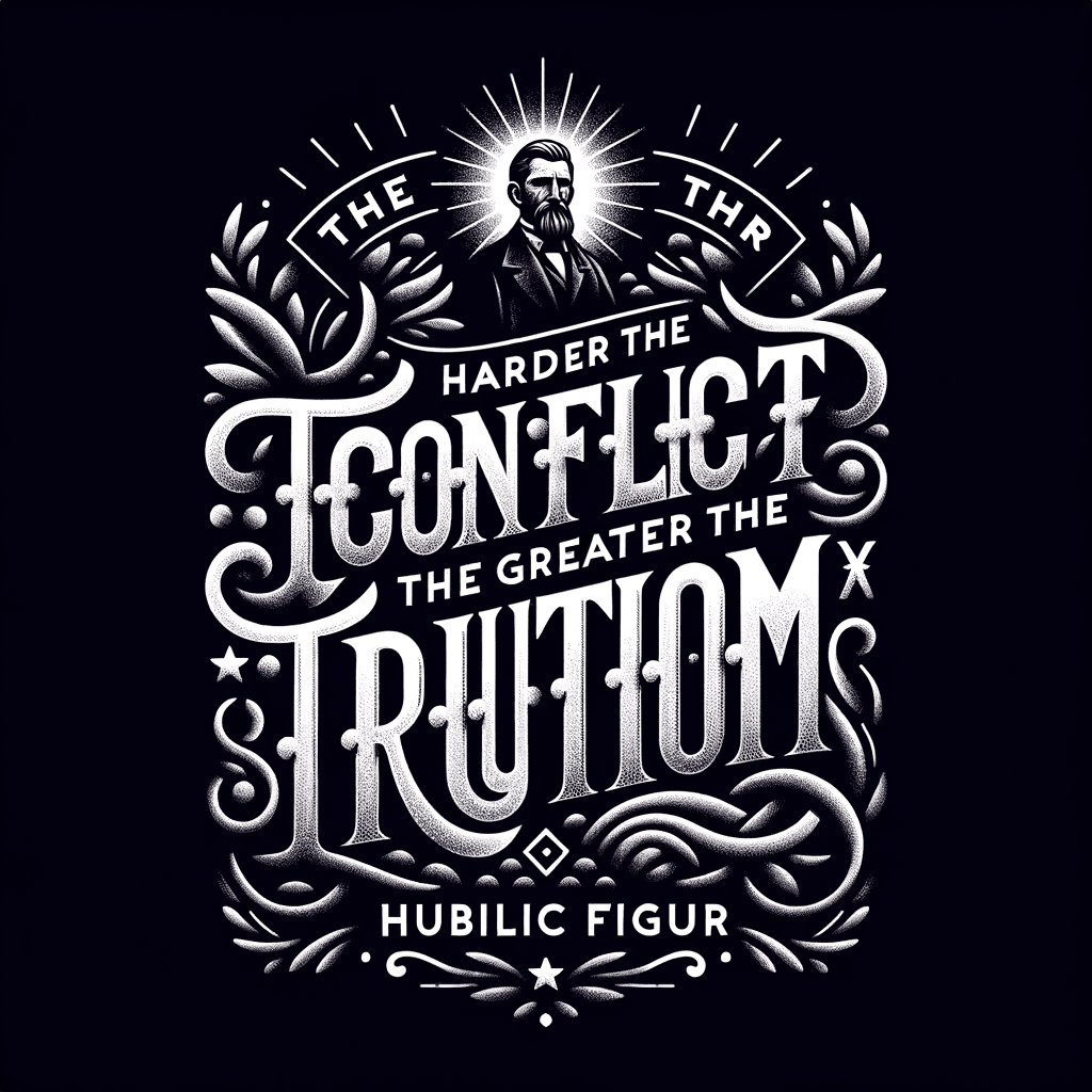 冲突越激烈,胜利就越伟大。 — 乔治·华盛顿