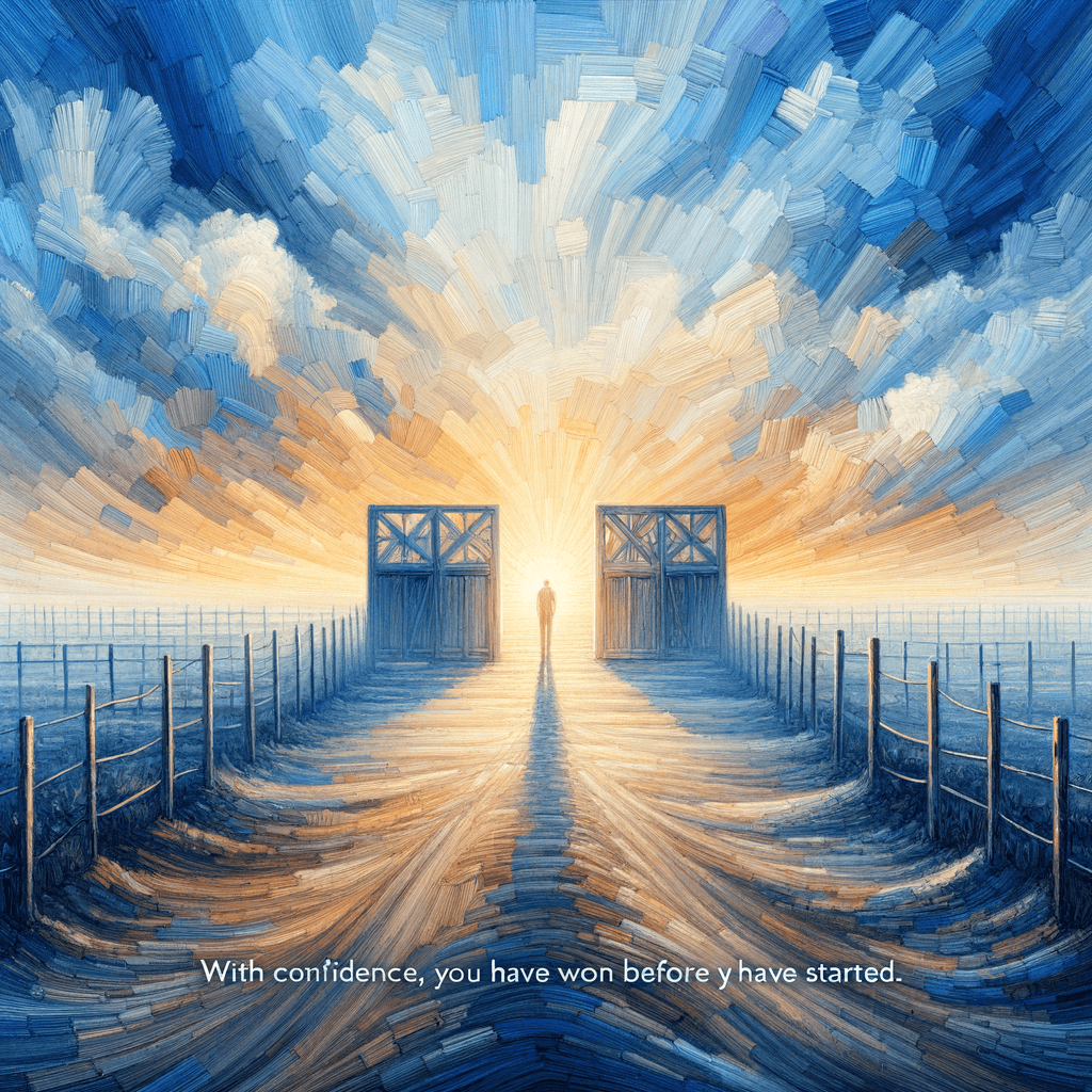 Con confianza, has ganado antes de comenzar. — Marcus Garvey