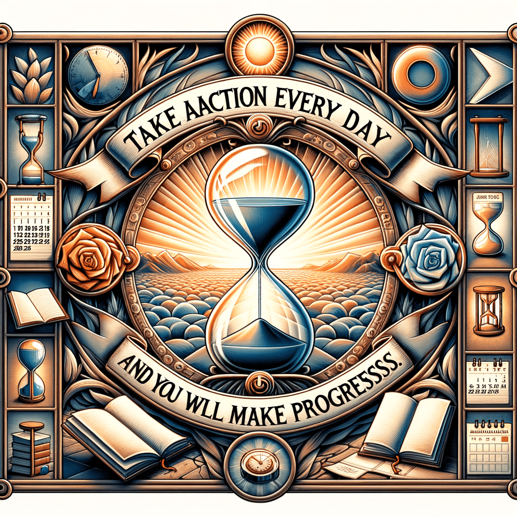 Toma acción todos los días y harás progresos todos los días. — Sheryl Sandberg
