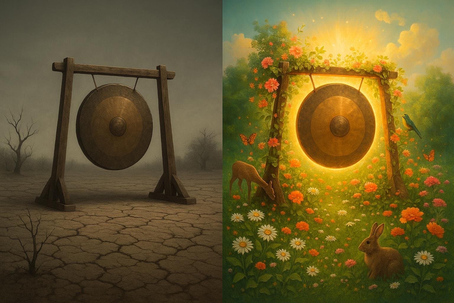 Without trust, words become the hollow sound of a wooden gong. With trust, words become life itself. — Buddha