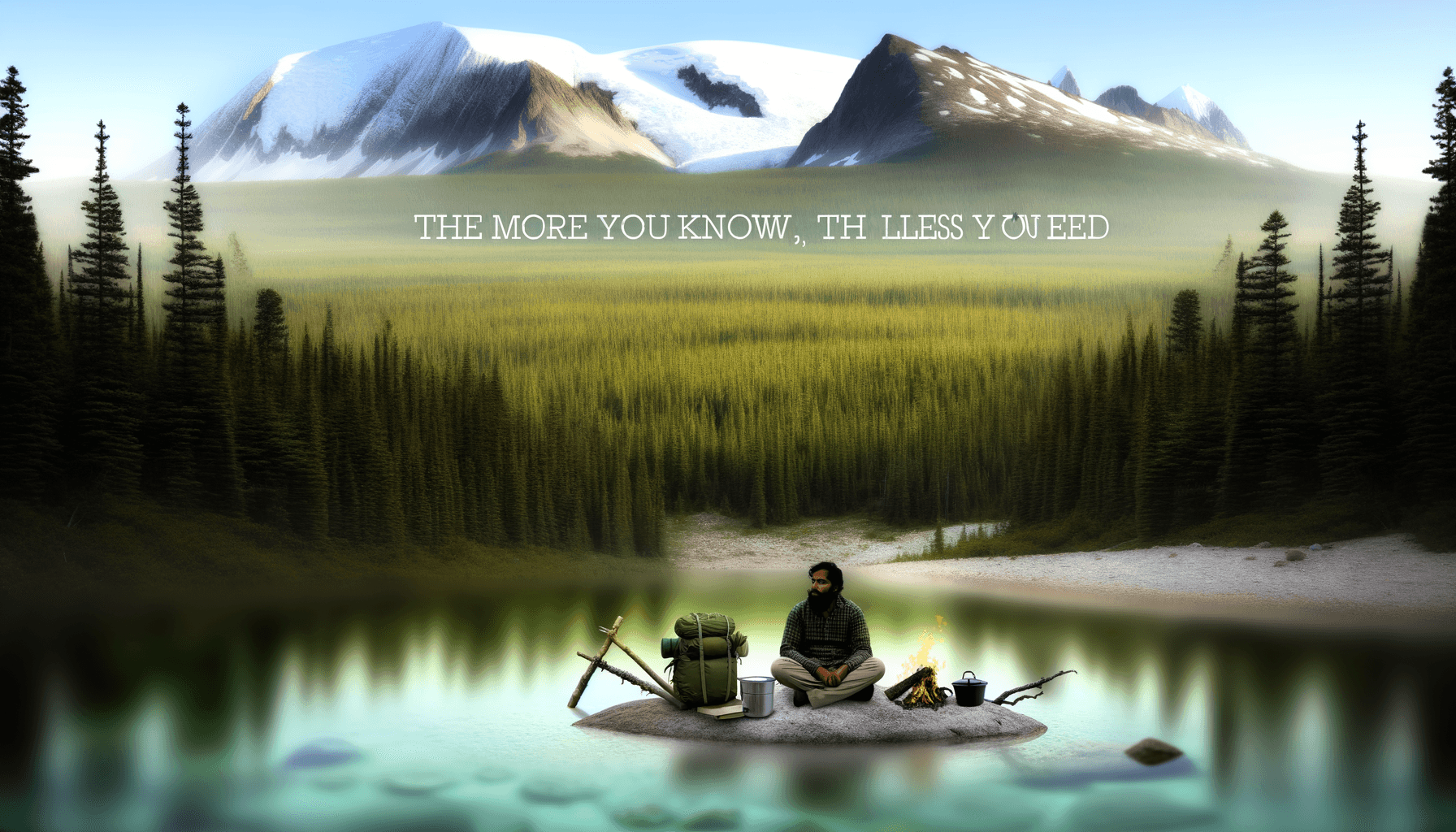 The more you know, the less you need. — Yvon Chouinard