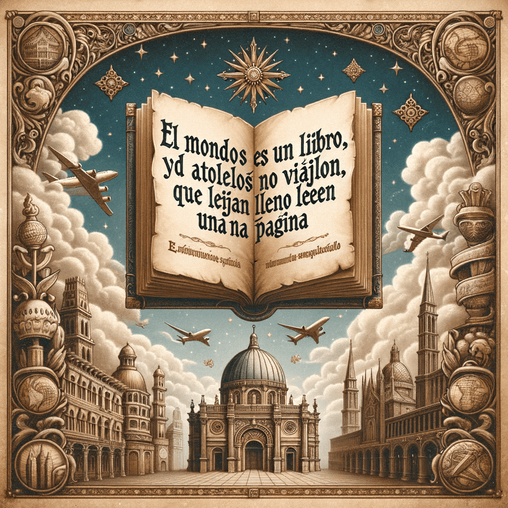 The world is a book, and those who do not travel read only one page. - St. Augustine