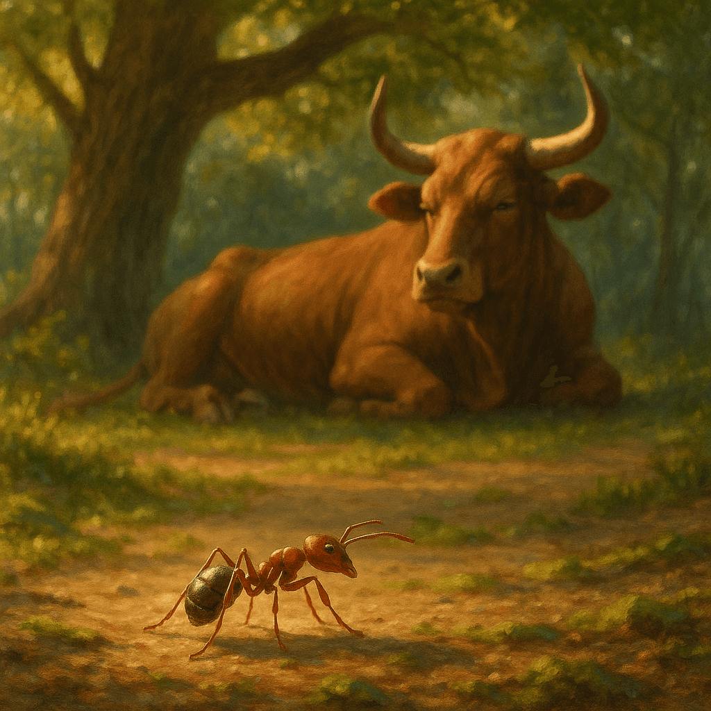 Una hormiga en movimiento hace más que un buey adormilado. — Lao Tzu