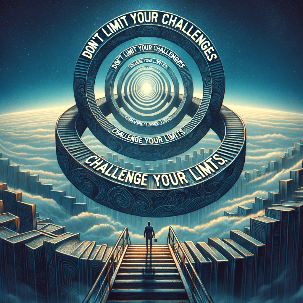 No limites tus desafíos. Desafía tus límites. — Desconocido
