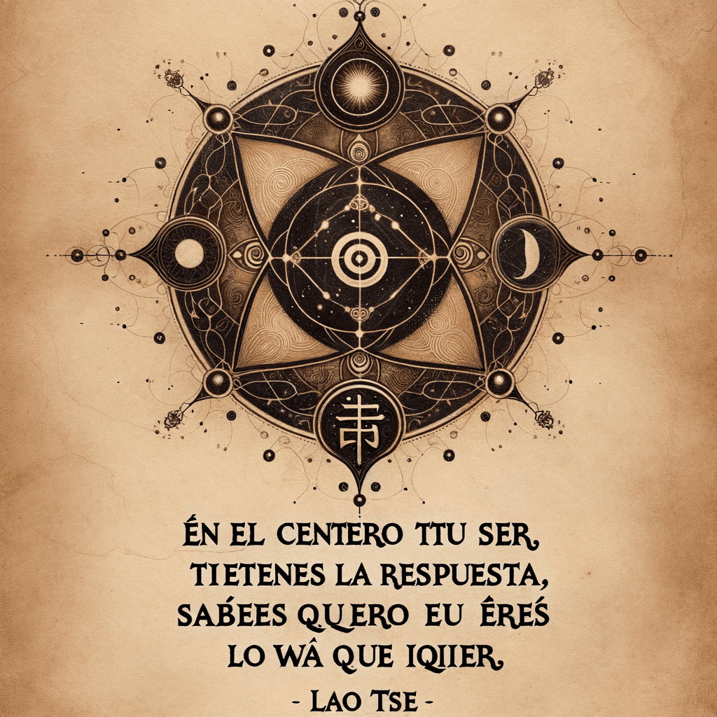 En el centro de tu ser, tienes la respuesta; sabes quién eres y sabes lo que quieres. - Lao-Tsé