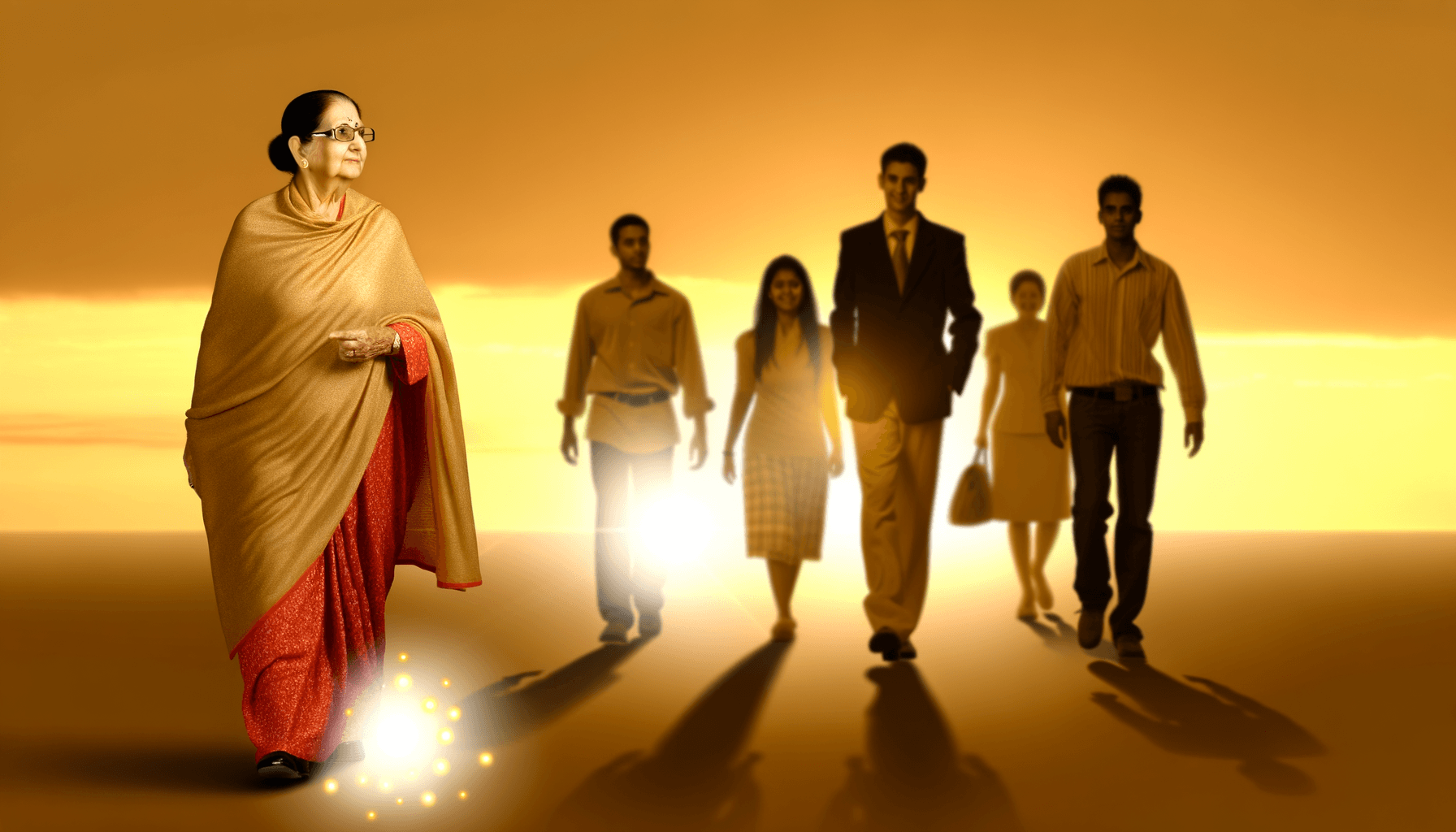 Guía desde atrás, y deja que otros crean que están al frente. — Nelson Mandela