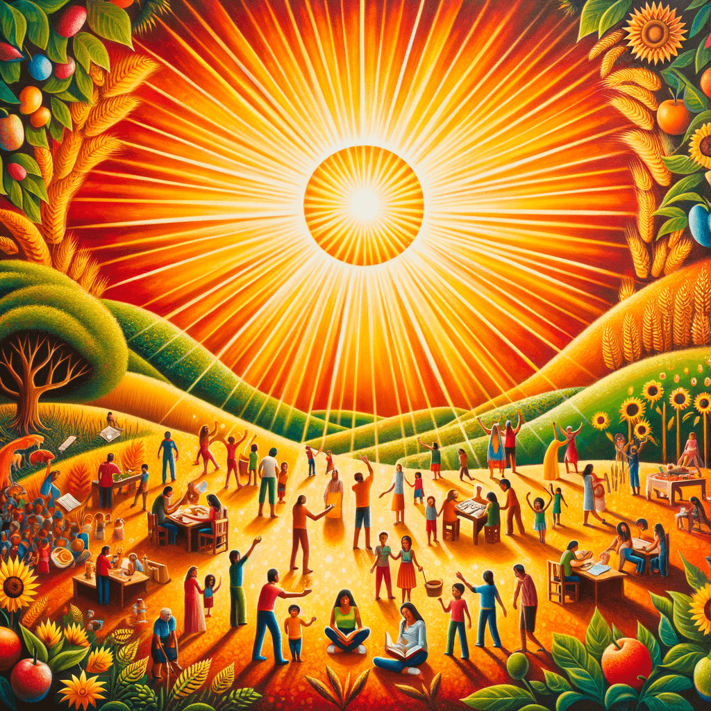 El sol brilla para todos.