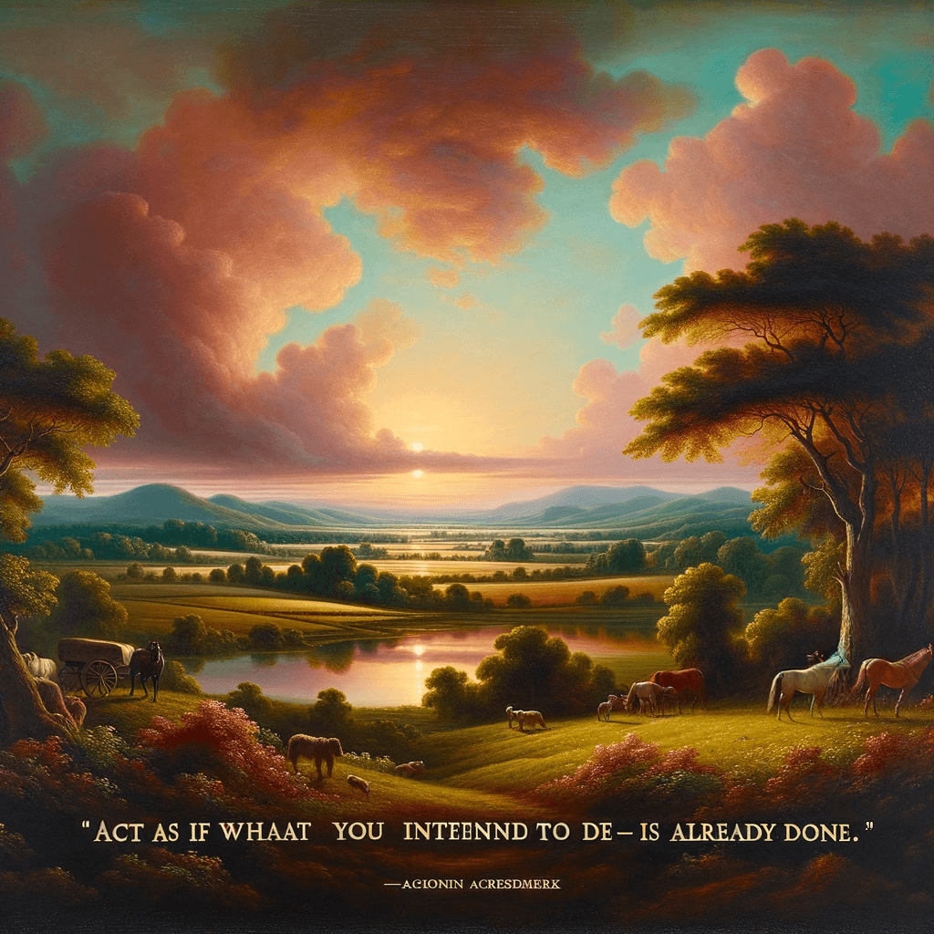 Act as if what you intend to do is already done. — Yogi Bhajan, India.