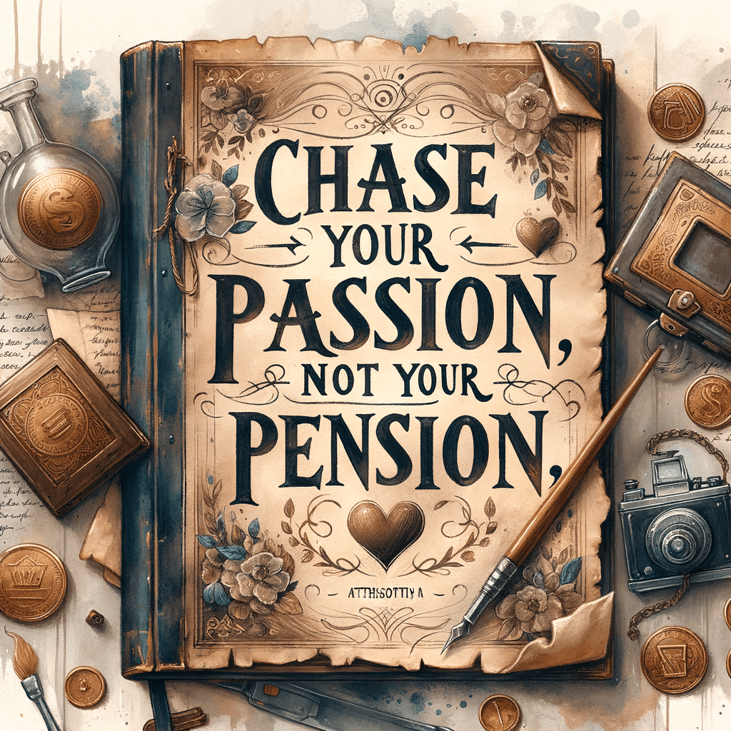 追寻你的热情,而不是你的退休金。 — 格雷格·鲁卡,美国。