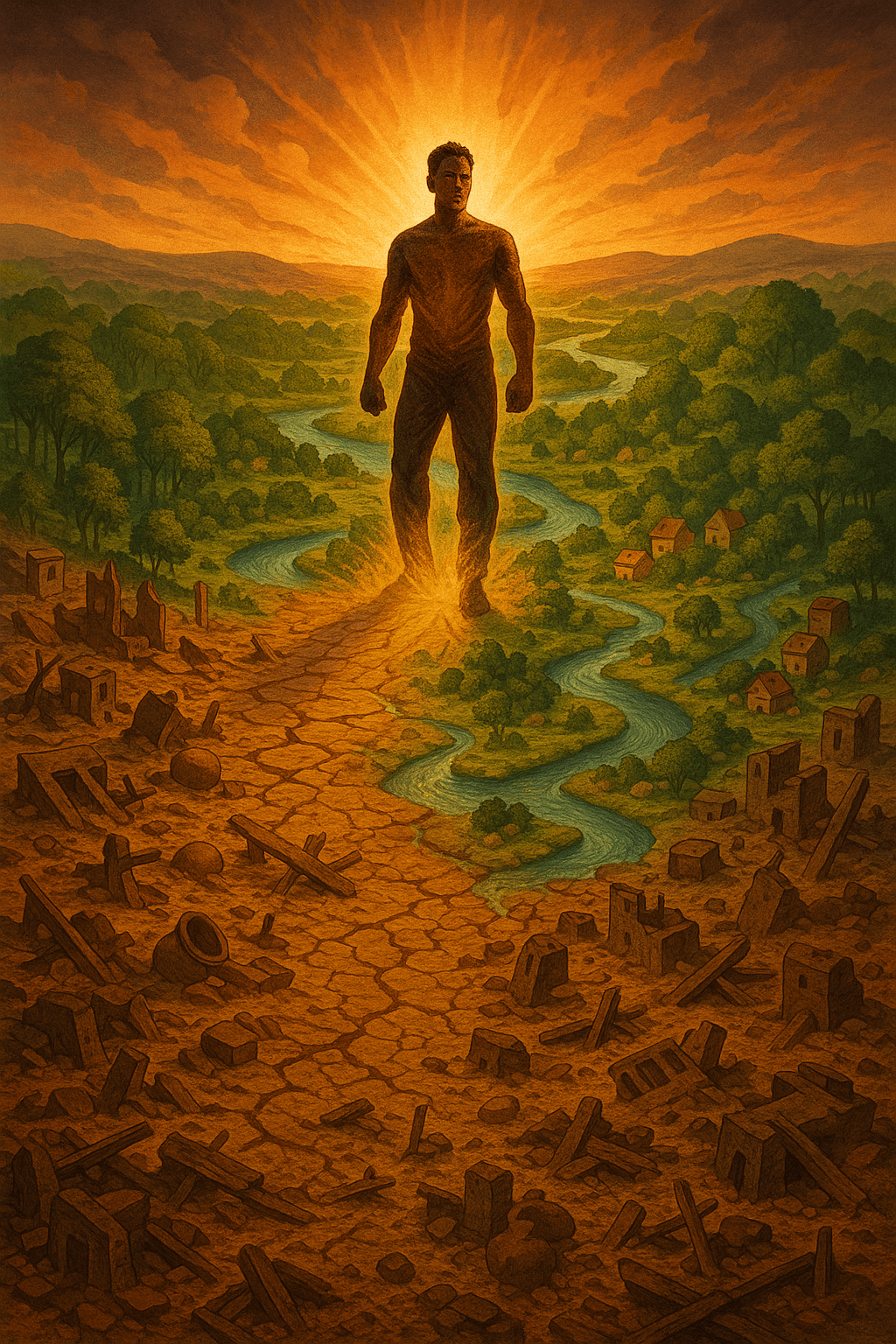 A thousand wounds cannot make a man, but a strong will can remake a thousand worlds. — African Proverb