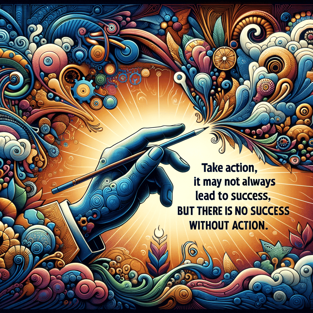 Toma acción, puede que no siempre conduzca al éxito, pero no hay éxito sin acción. — Benjamin Disraeli, Reino Unido.