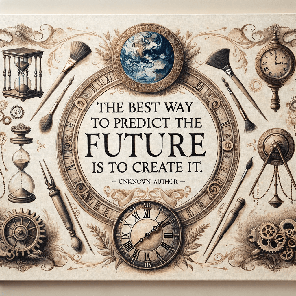 The best way to predict the future is to create it. – Peter Drucker