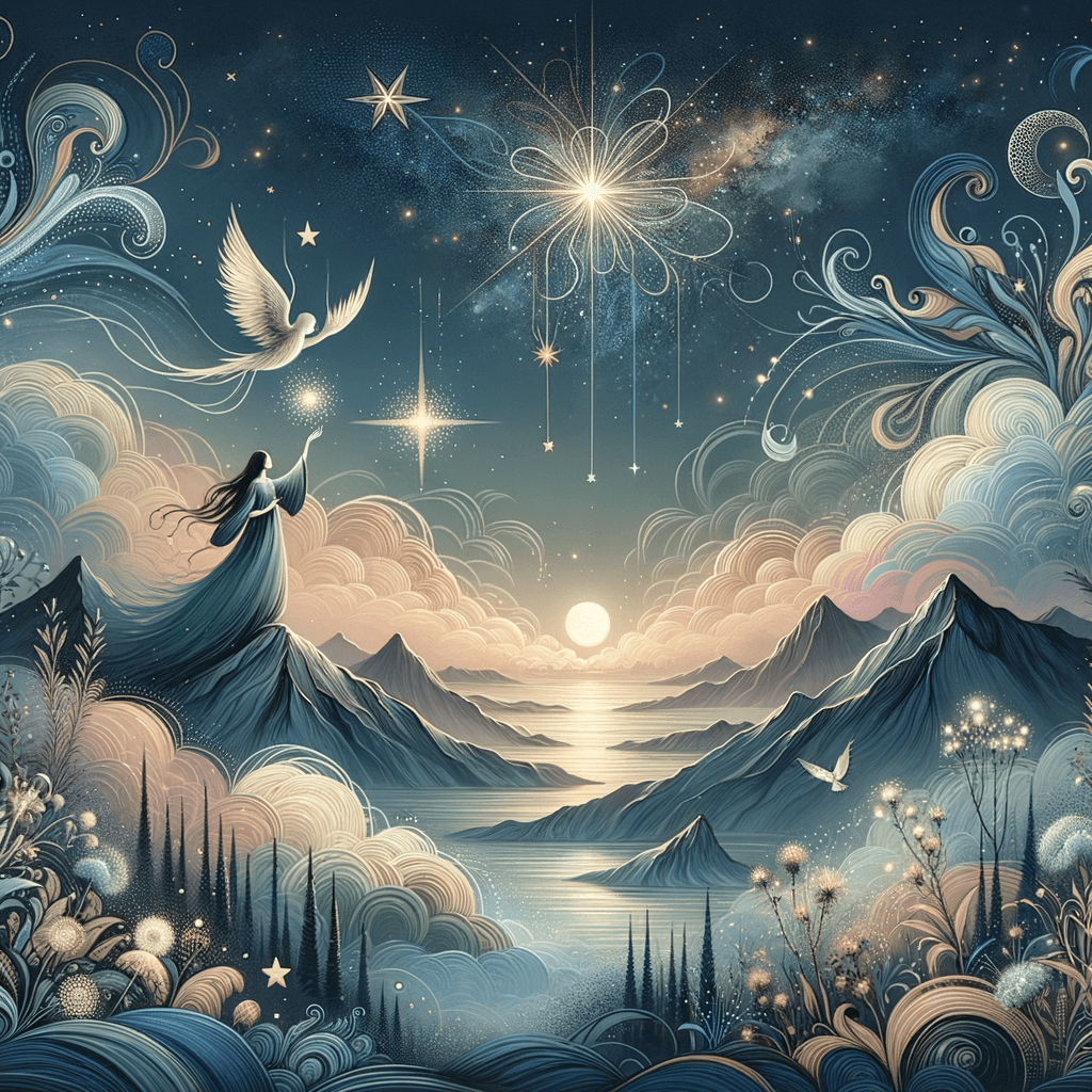 在每一个星光闪烁的夜晚,都有一个希望在悄然升起。