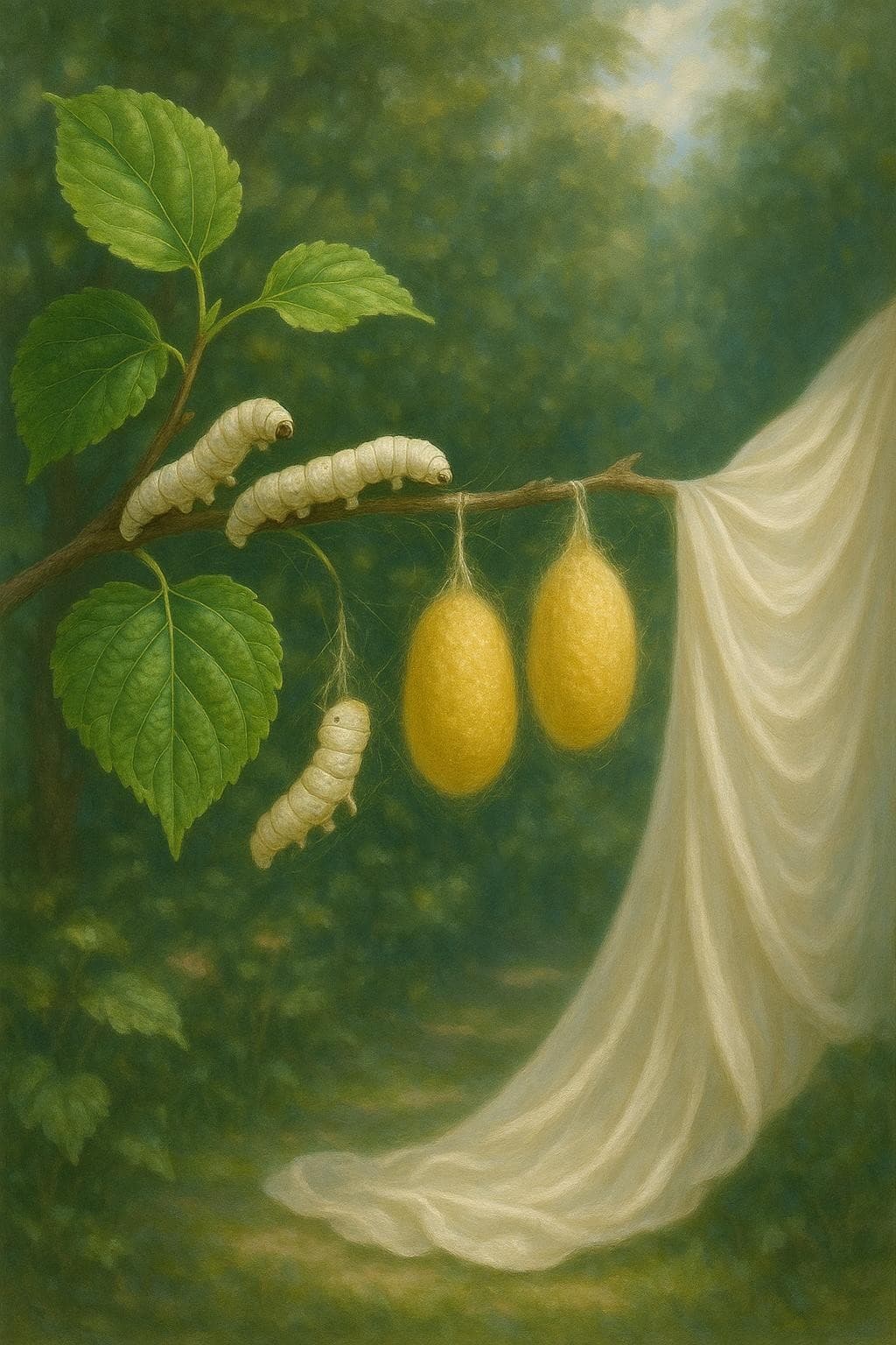 Con paciencia, la hoja de morera se convierte en un vestido de seda - Proverbio chino Con paciencia, la hoja de morera se convierte en un vestido de seda. — Proverbio chino