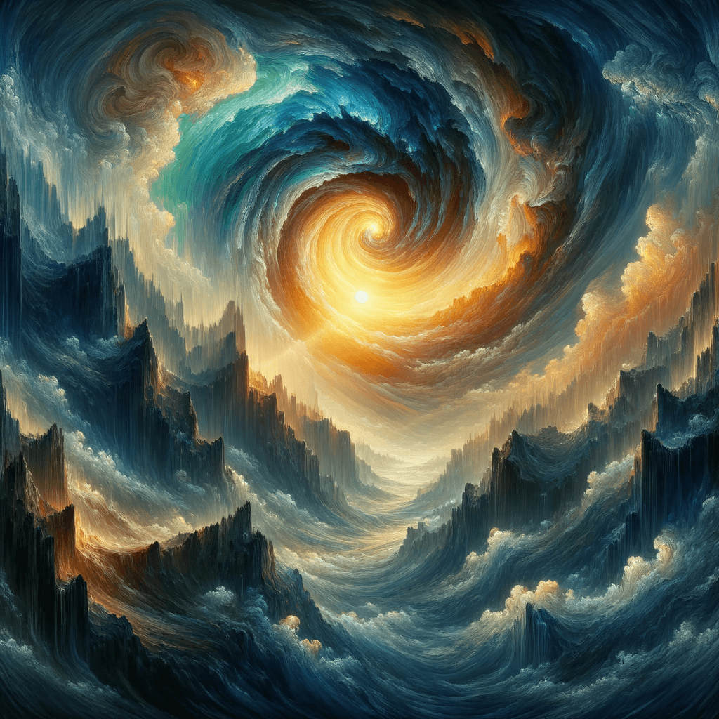 In the Depths of Despair, One Often Finds the Most Beautiful Hope In the depths of despair, one often finds the most beautiful hope.