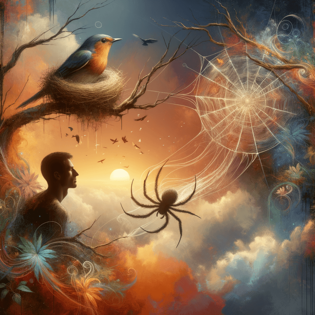 The bird a nest builds, the spider a web, and humans a dream. — Ethiopian Proverb