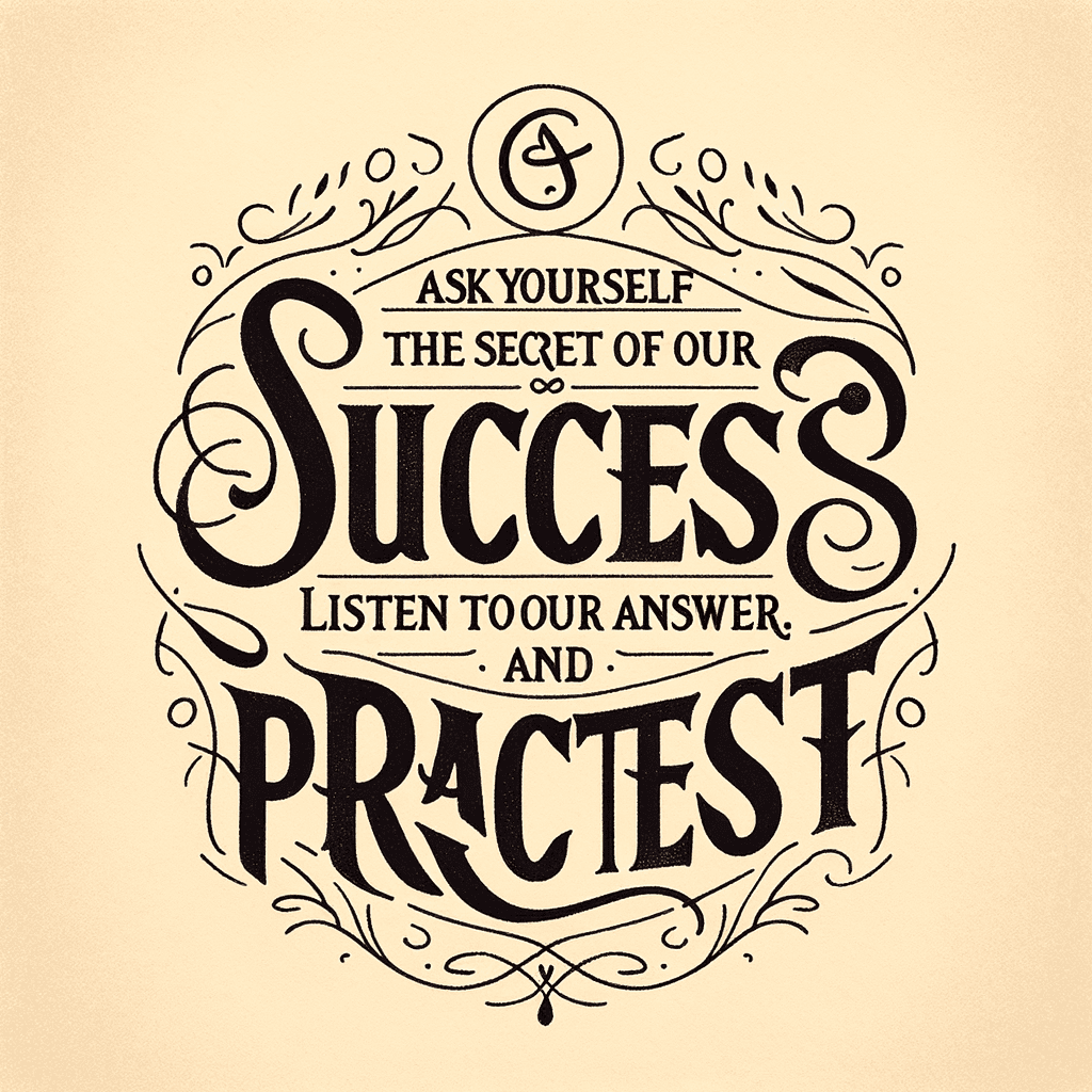 Pregúntate cuál es el secreto de tu éxito. Escucha tu respuesta y ponla en práctica. — Richard Bach, Estados Unidos.
