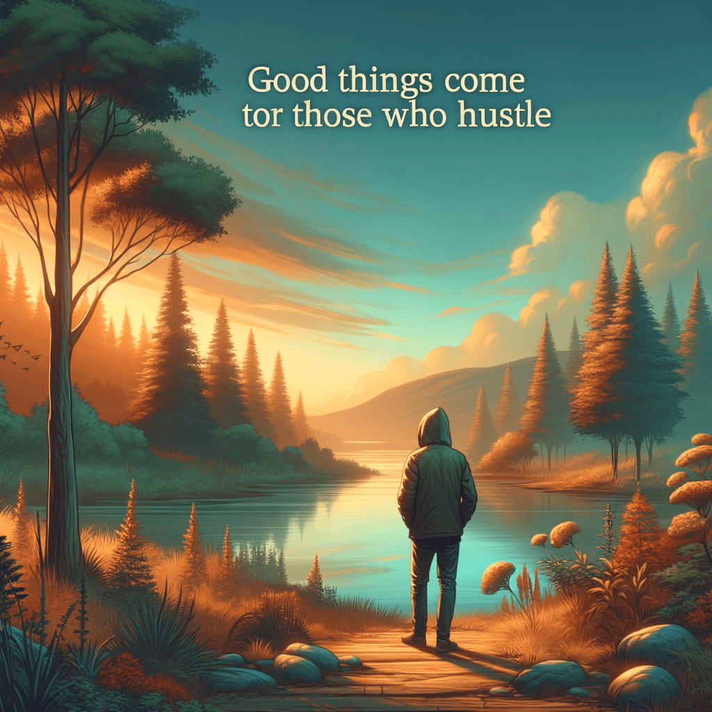 Good things come to those who hustle. — Anaïs Nin