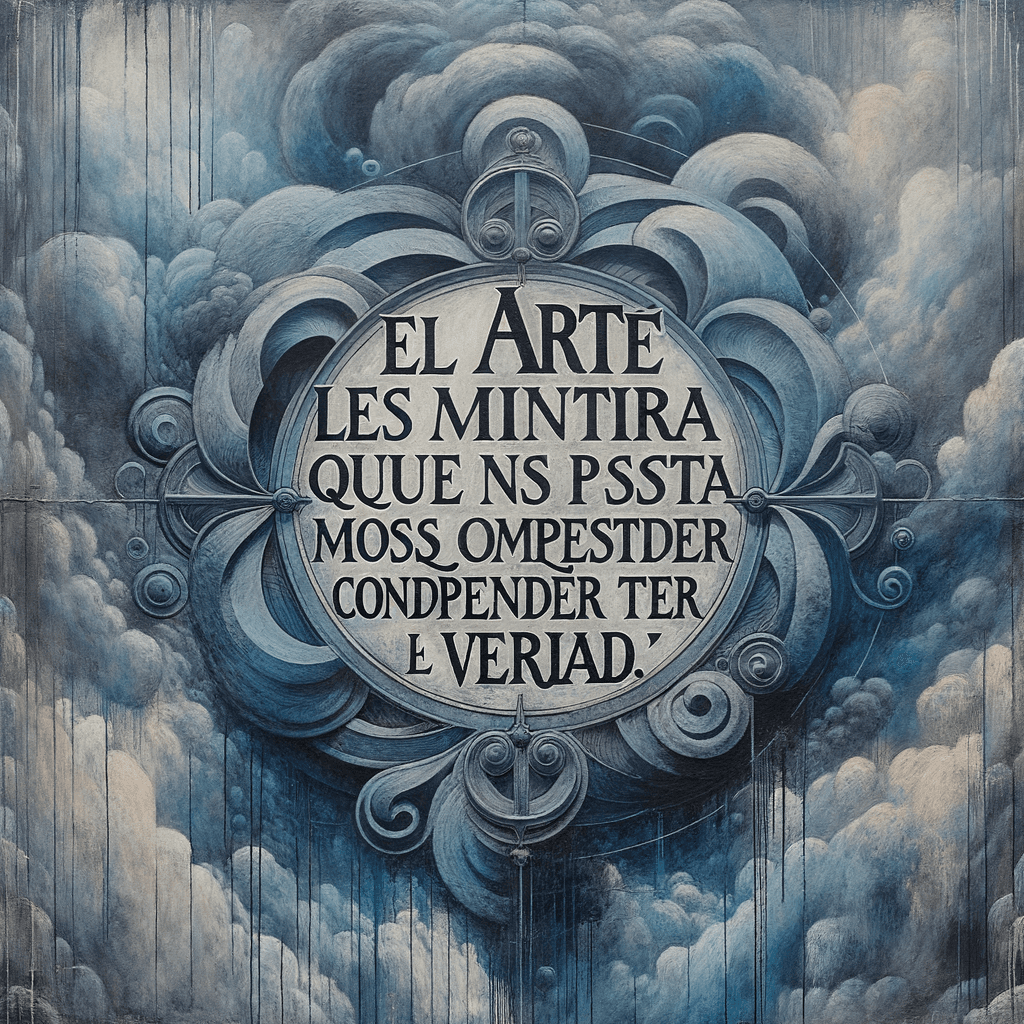 El arte es la mentira que nos permite comprender la verdad. - Pablo Picasso