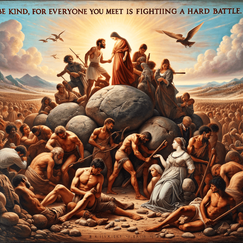 Sé amable, porque todos los que conoces están luchando una dura batalla. — Ian Maclaren