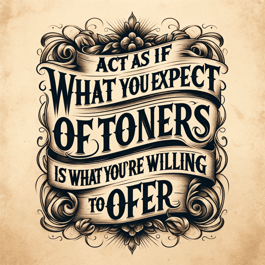 Actúa como si lo que esperas de los demás es lo que estás dispuesto a ofrecer. — Brené Brown, Estados Unidos.