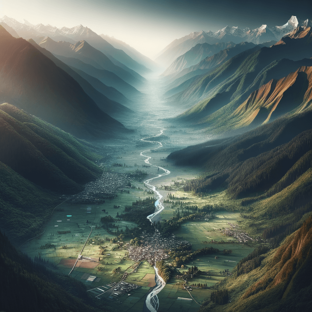 Uno ve grandes cosas desde el valle; solo cosas pequeñas desde la cima. — Gilbert K. Chesterton