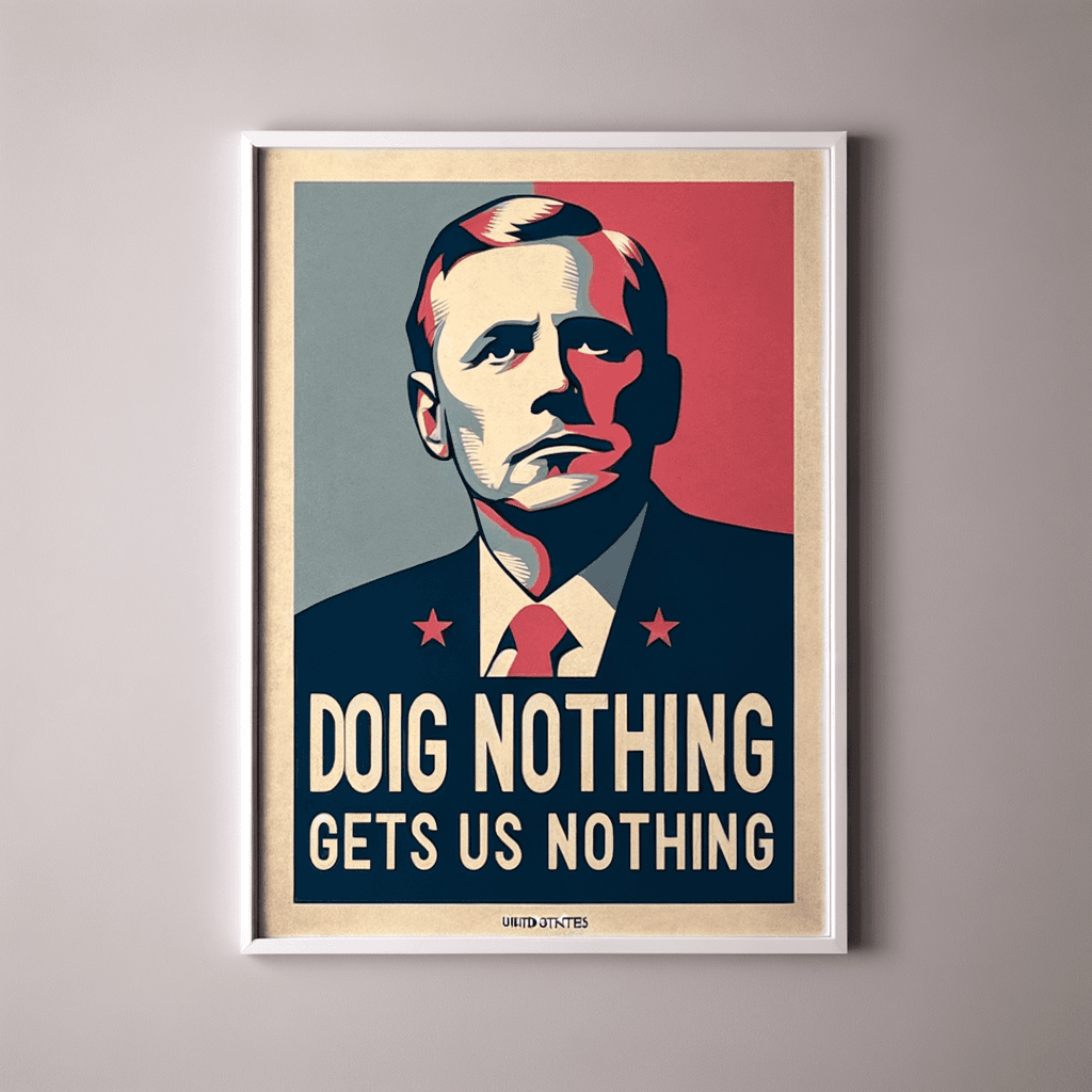 Hacer nada nos da nada. — John F. Kennedy, Estados Unidos.