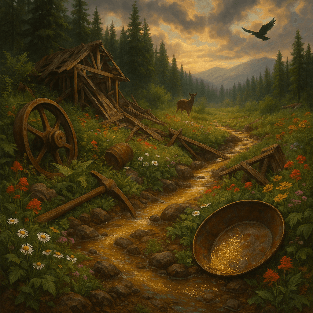 加利福尼亚所有的黄金也无法为你赎回你的灵魂。——美洲原住民谚语