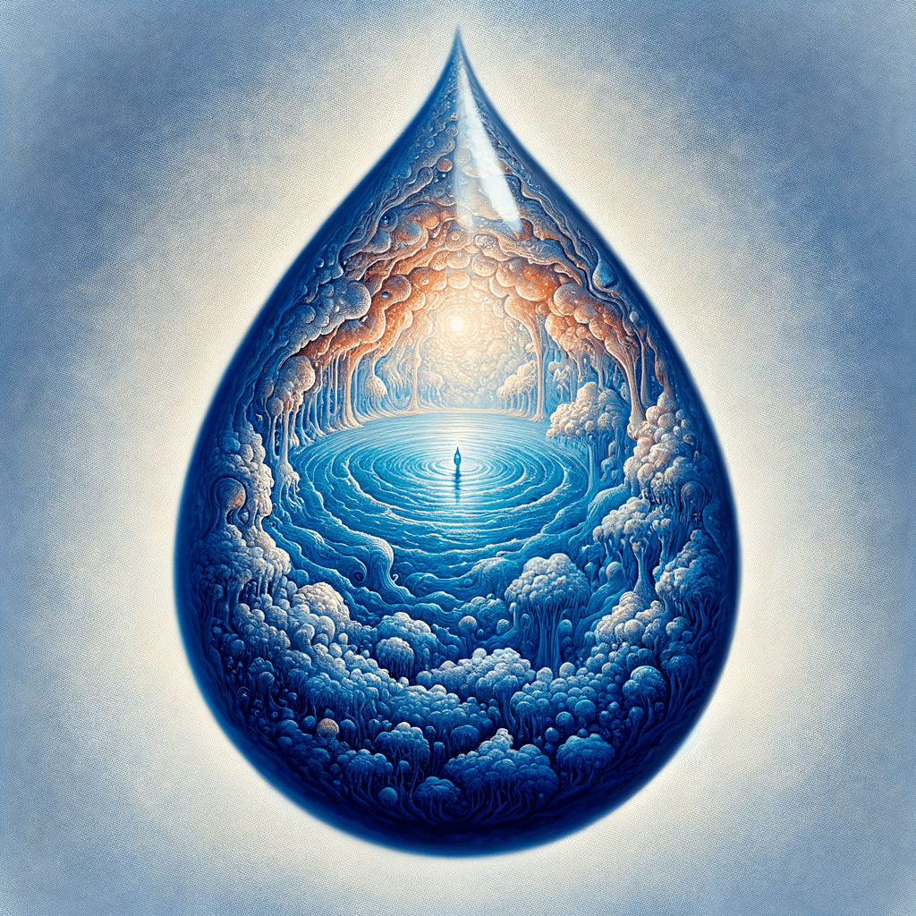 No eres una gota en el océano. Eres todo el océano en una gota. — Rumi