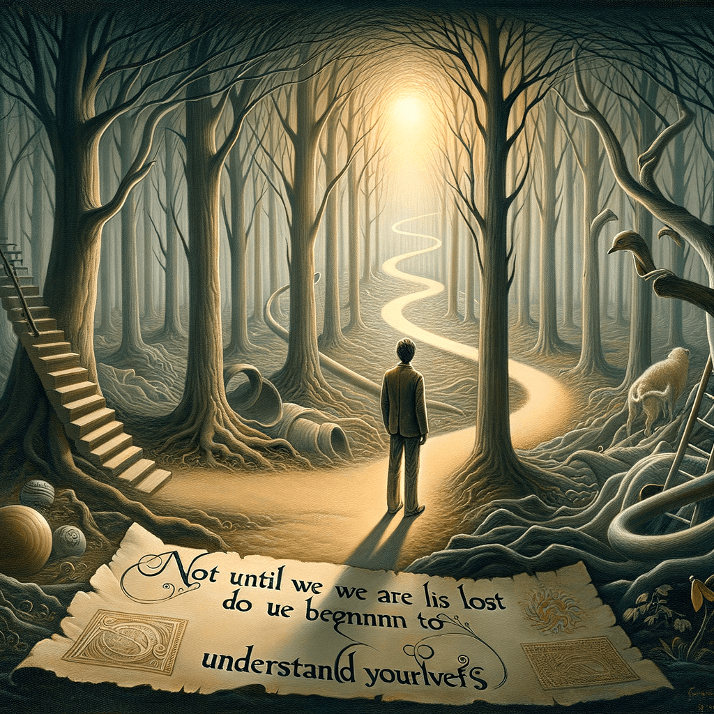 Not until we are lost do we begin to understand ourselves. - Henry David Thoreau