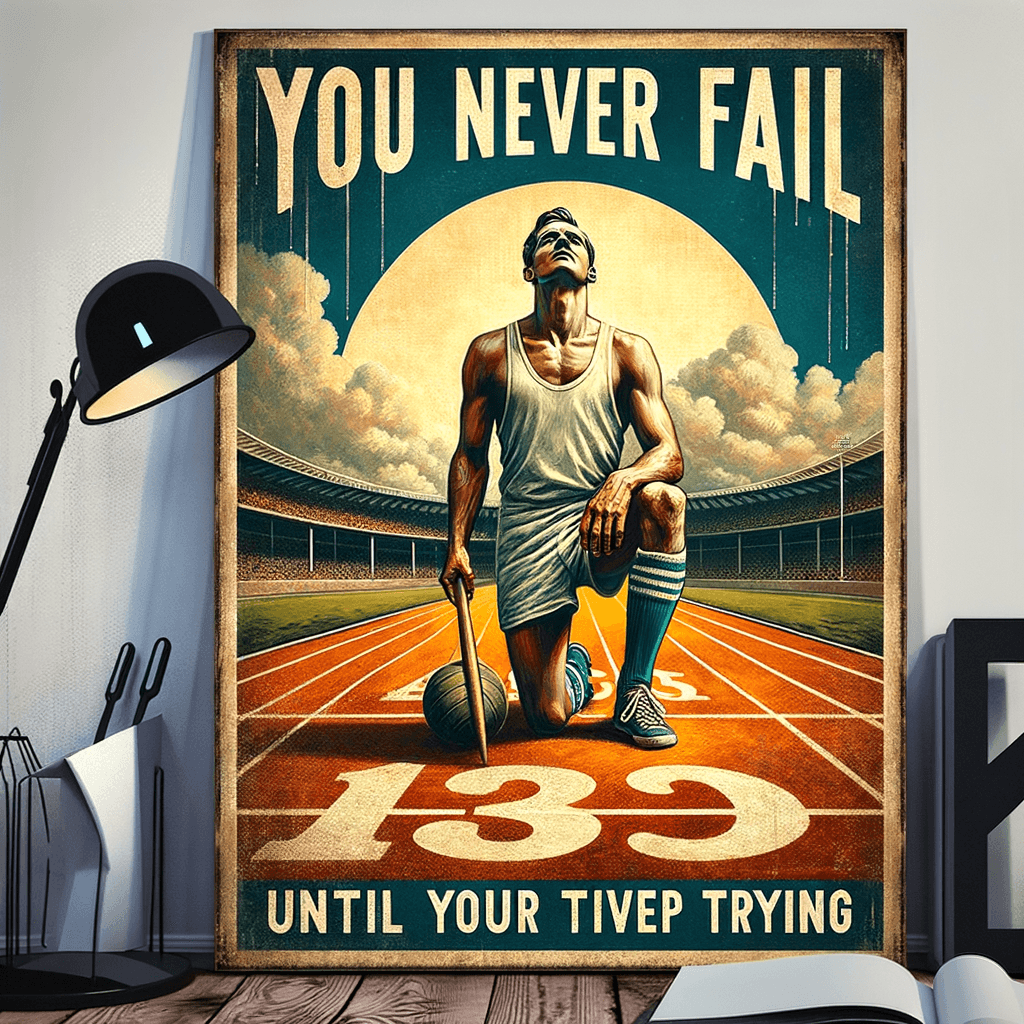 You never fail until you stop trying. — Mike Ditka