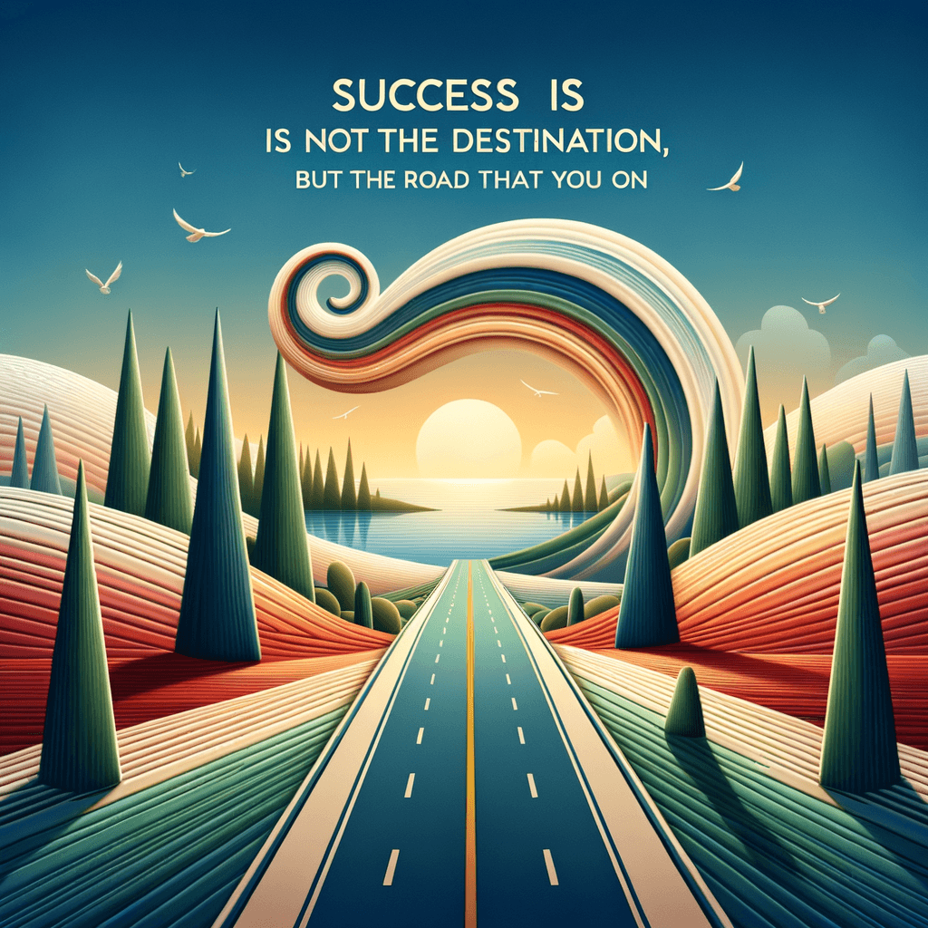 El éxito no es el destino, sino el camino en el que estás. — Marlon Wayans
