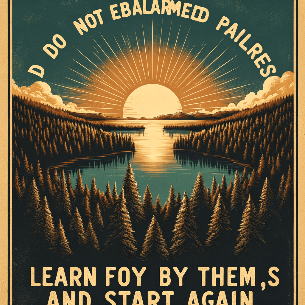 No te avergüences de tus fracasos, aprende de ellos y empieza de nuevo. — Richard Branson