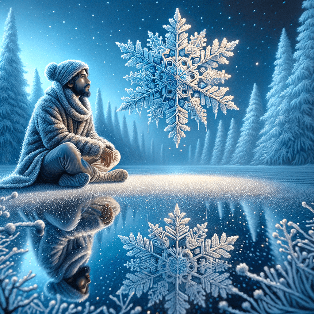 要欣赏雪花的美,就必须站在寒冷中。——亚里士多德