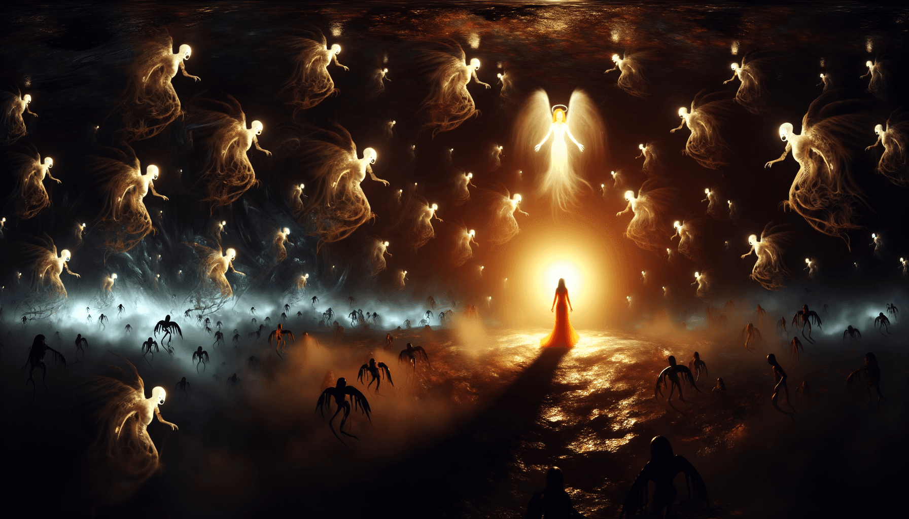 One may tolerate a world of demons for the sake of an angel. — Virginia Woolf